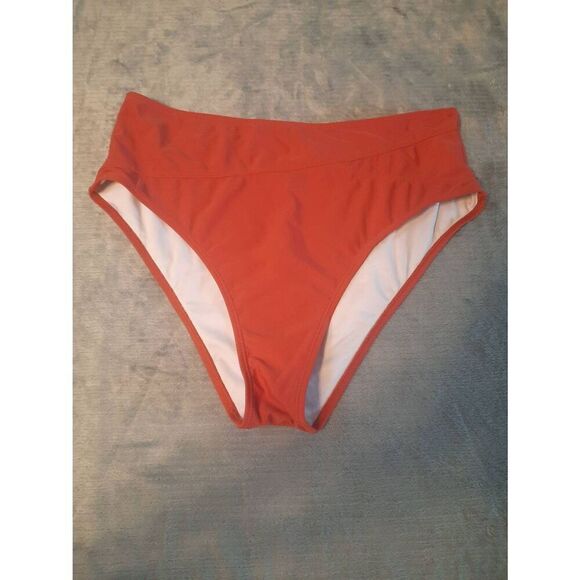 NWT Cupshe Red Cheeky bikini swimsuit bottoms size 2X XXL - Picture 1 of 3